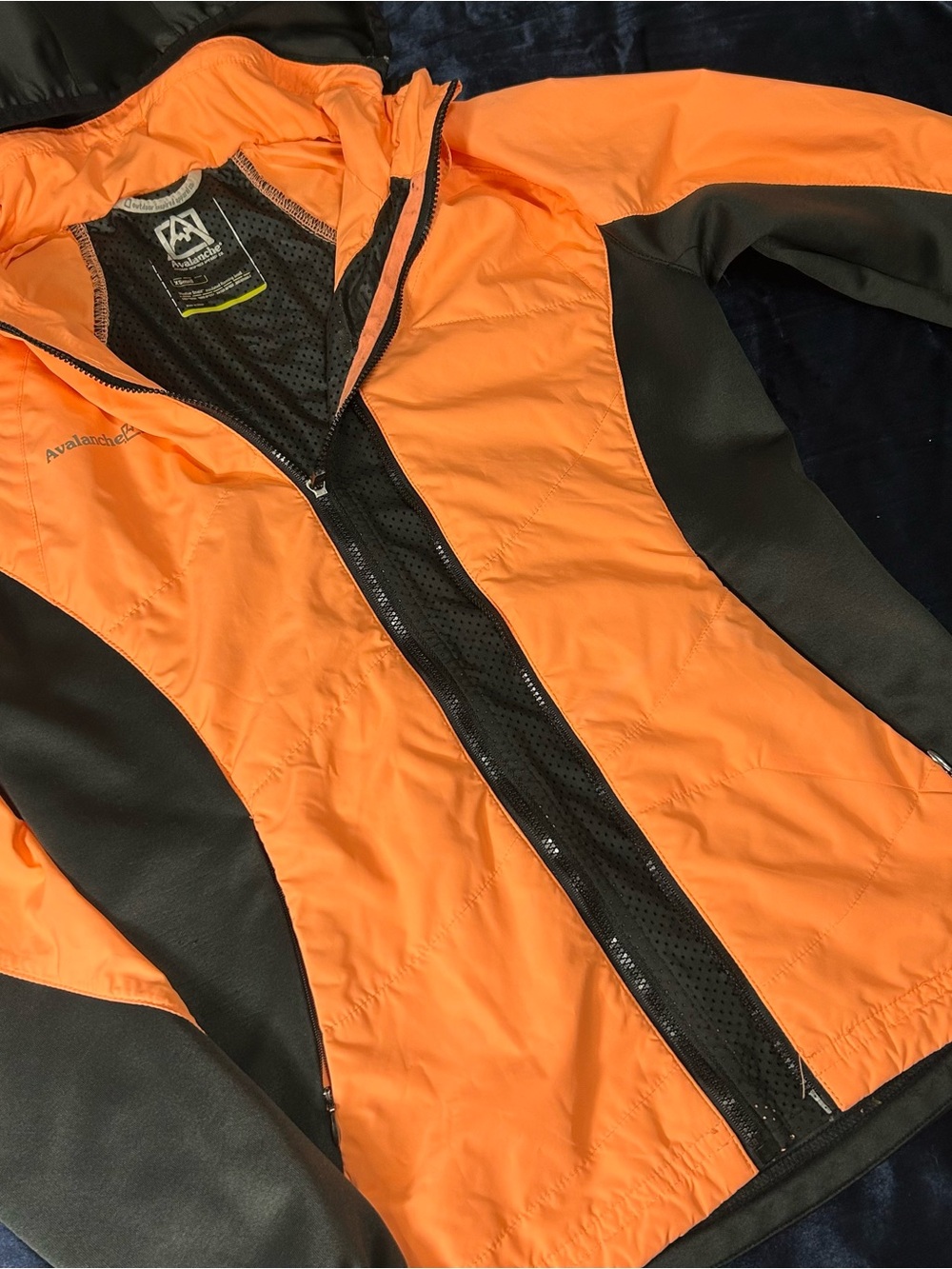 Avalanche Orange and Black Women's Performance Jacket